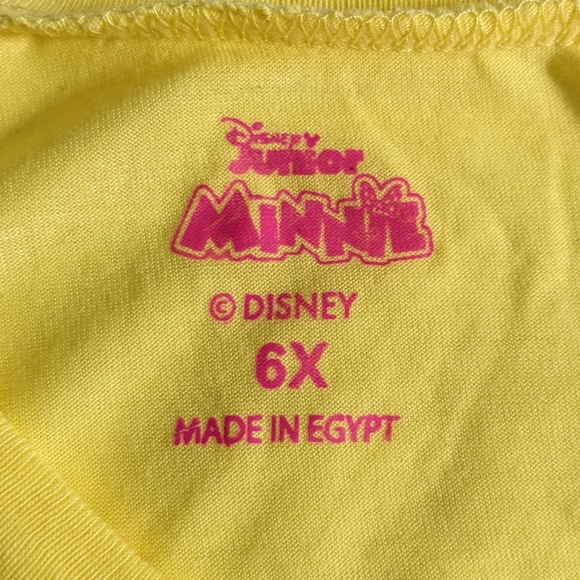 Minnie Mouse Girls Hello Sunshine Long Sleeve Top & Daisy Print Leggings Size 6X - Picture 4 of 7